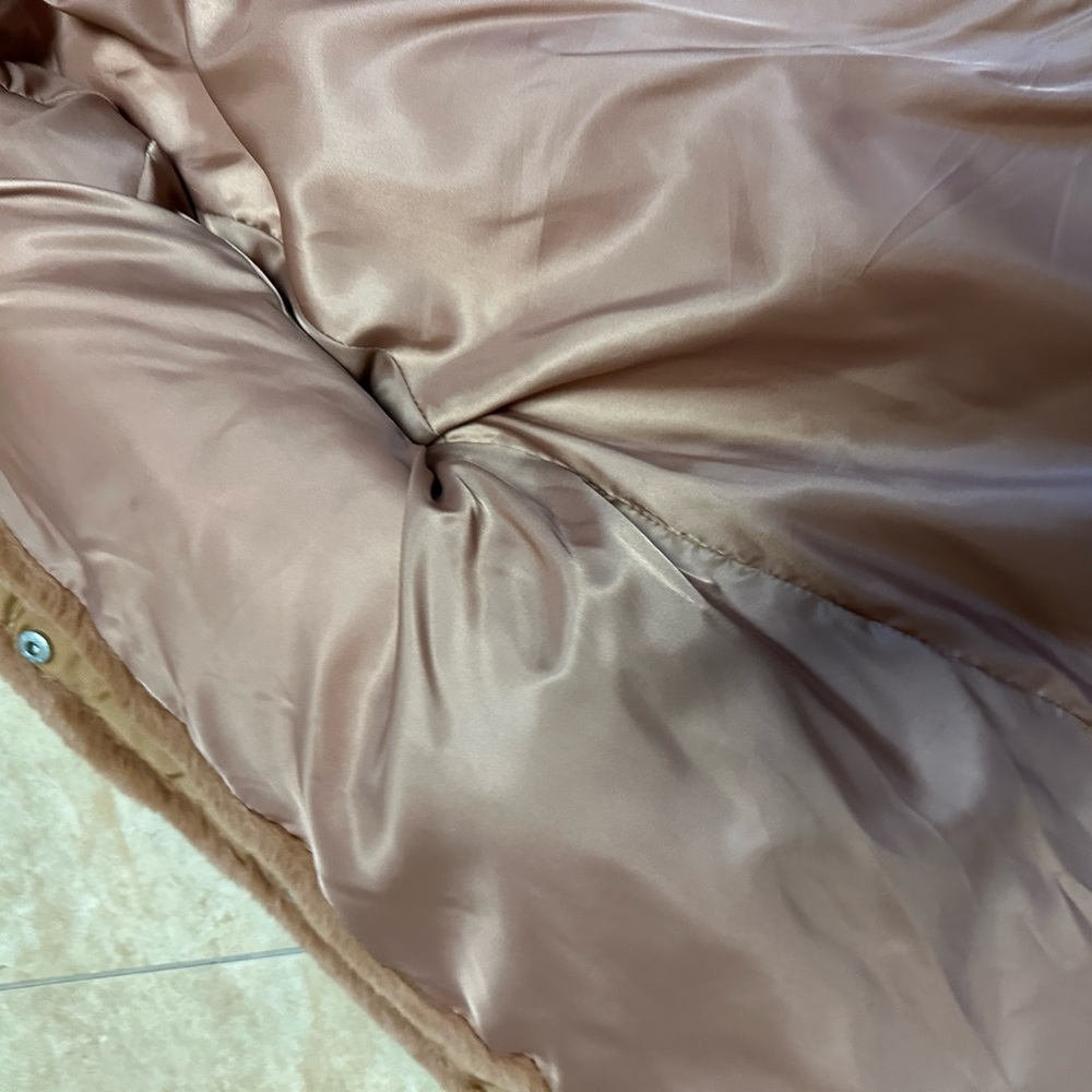 Like New! 7 for All Mankind Plush Brown Faux Fur Jacket. Warm! - Picture 5 of 8